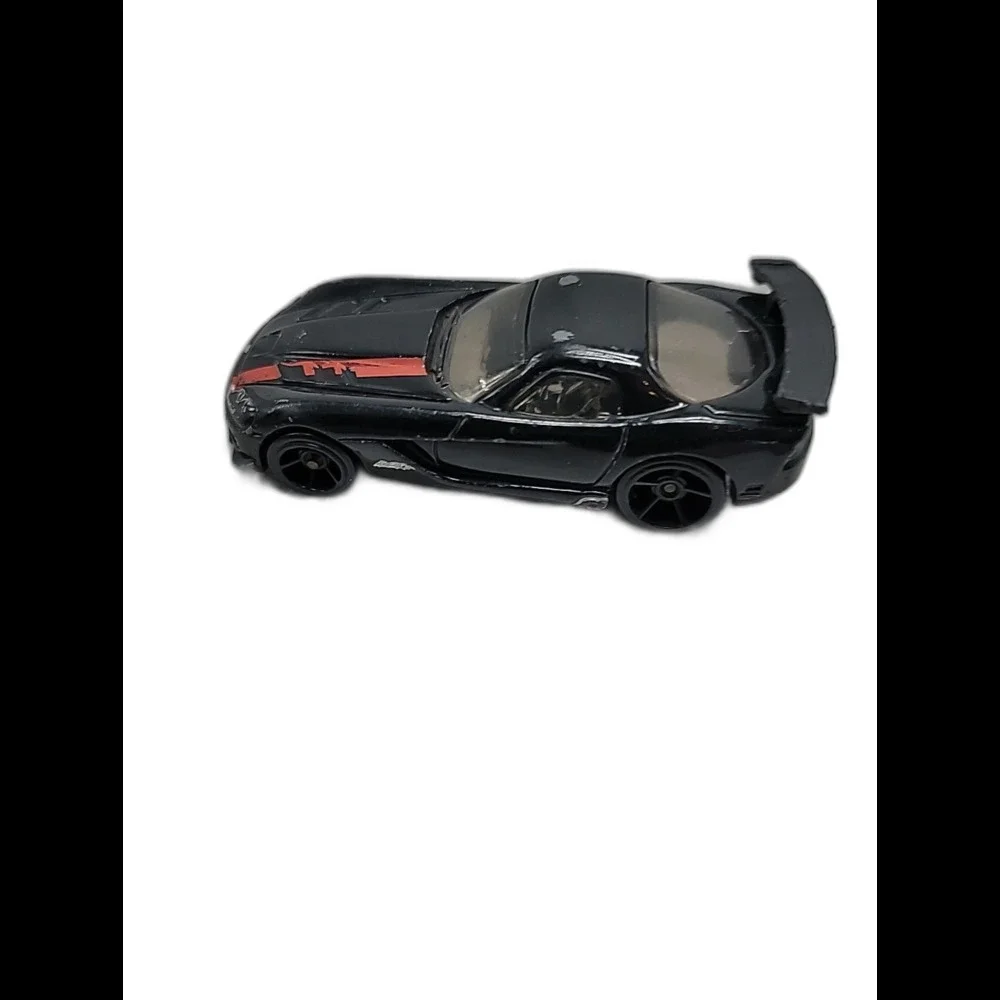 2009 HOT WHEELS DODGE CHRYSLER VIPER SRT10 ACR DIECAST CAR  BLACK RED 1:64